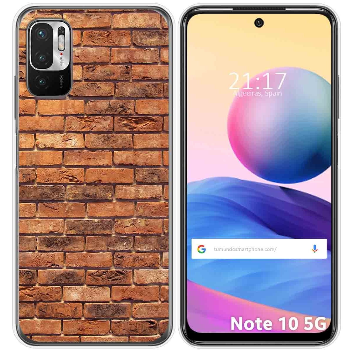 Funda Gel Tpu para Xiaomi Redmi Note 10 5G / POCO M3 PRO 5G diseño Ladrillo 04 Dibujos