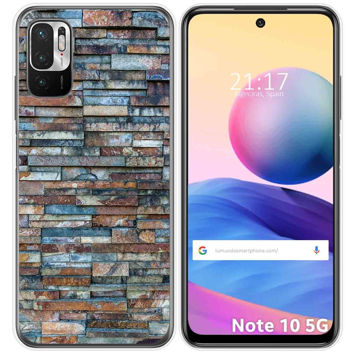 Funda Gel Tpu para Xiaomi Redmi Note 10 5G / POCO M3 PRO 5G diseño Ladrillo 05 Dibujos