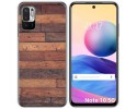 Funda Gel Tpu para Xiaomi Redmi Note 10 5G / POCO M3 PRO 5G diseño Madera 03 Dibujos