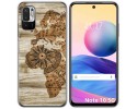 Funda Gel Tpu para Xiaomi Redmi Note 10 5G / POCO M3 PRO 5G diseño Madera 07 Dibujos