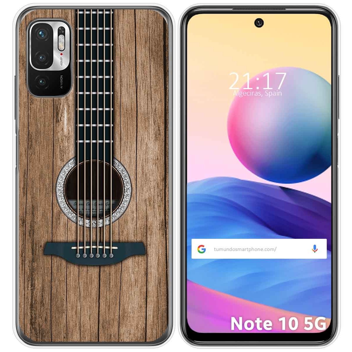 Funda Gel Tpu para Xiaomi Redmi Note 10 5G / POCO M3 PRO 5G diseño Madera 11 Dibujos