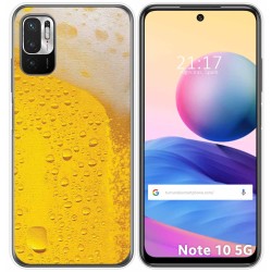 Funda Gel Tpu para Xiaomi Redmi Note 10 5G / POCO M3 PRO 5G diseño Cerveza Dibujos
