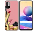 Funda Gel Tpu para Xiaomi Redmi Note 10 5G / POCO M3 PRO 5G diseño Brochas Dibujos