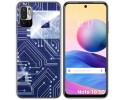 Funda Gel Tpu para Xiaomi Redmi Note 10 5G / POCO M3 PRO 5G diseño Circuito Dibujos