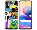 Funda Gel Tpu para Xiaomi Redmi Note 10 5G / POCO M3 PRO 5G diseño Comic Dibujos