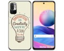 Funda Gel Tpu para Xiaomi Redmi Note 10 5G / POCO M3 PRO 5G diseño Creativity Dibujos