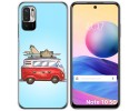 Funda Gel Tpu para Xiaomi Redmi Note 10 5G / POCO M3 PRO 5G diseño Furgoneta Dibujos