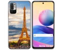 Funda Gel Tpu para Xiaomi Redmi Note 10 5G / POCO M3 PRO 5G diseño Paris Dibujos