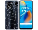 Funda Gel Transparente para Oppo A74 4G diseño Araña Dibujos