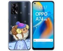 Funda Gel Transparente para Oppo A74 4G diseño Cabra Dibujos