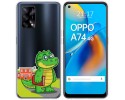 Funda Gel Transparente para Oppo A74 4G diseño Coco Dibujos