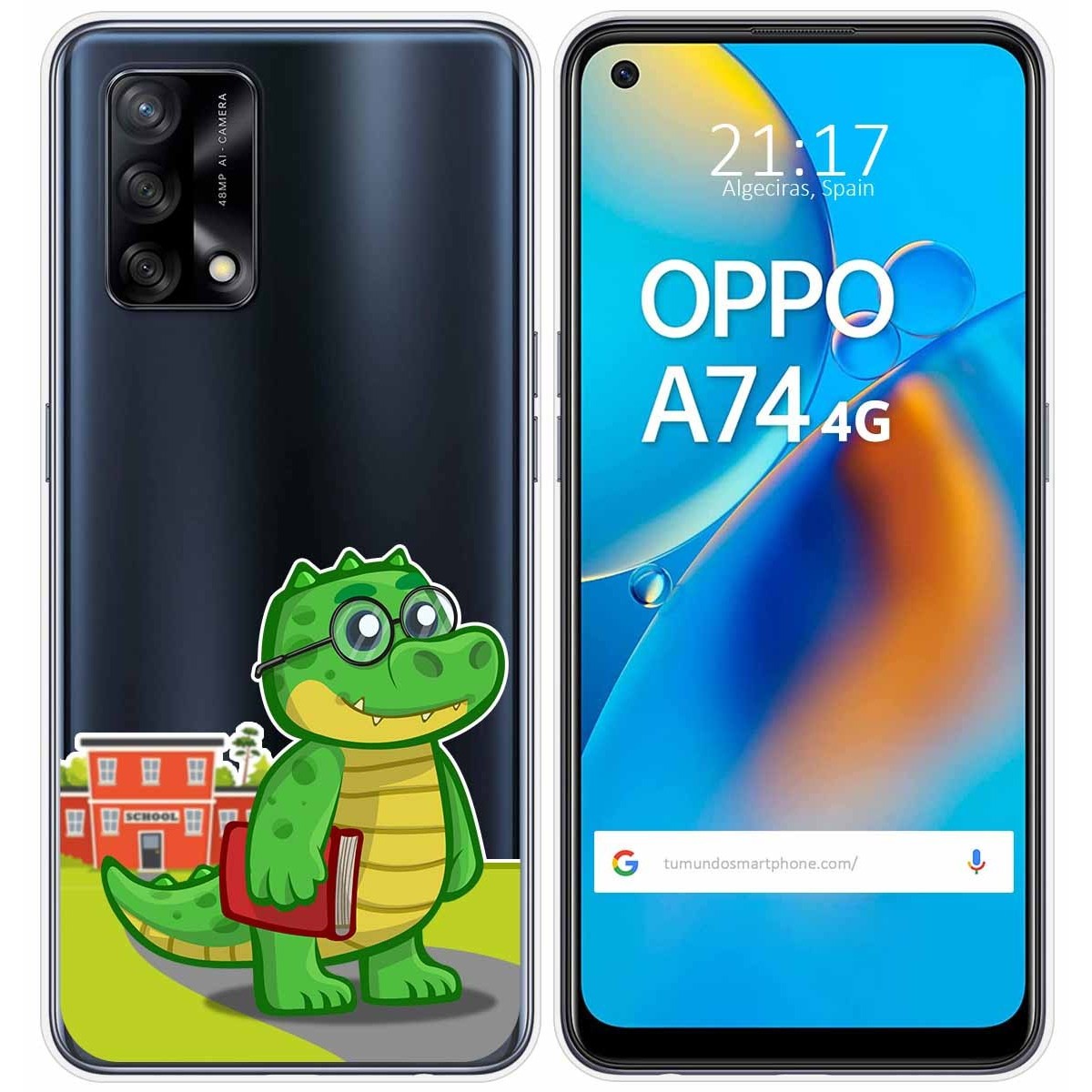 Funda Gel Transparente para Oppo A74 4G diseño Coco Dibujos
