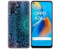 Funda Gel Transparente para Oppo A74 4G diseño Mandala Dibujos