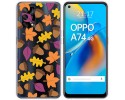 Funda Gel Transparente para Oppo A74 4G diseño Otoño Dibujos
