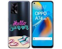 Funda Gel Transparente para Oppo A74 4G diseño Summer Dibujos