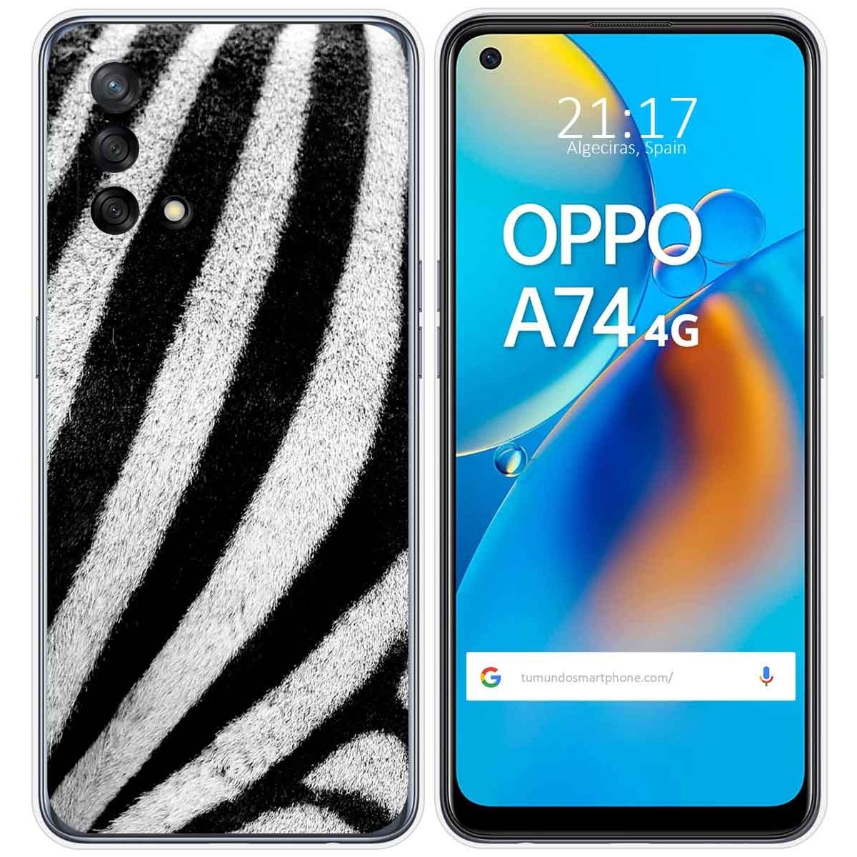 Funda Gel Tpu para Oppo A74 4G diseño Animal 02 Dibujos