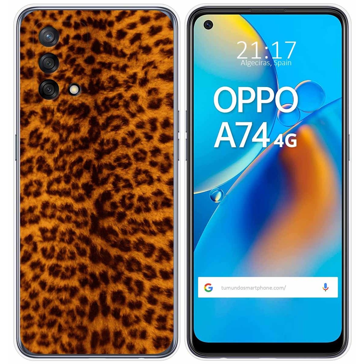 Funda Gel Tpu para Oppo A74 4G diseño Animal 03 Dibujos
