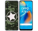 Funda Gel Tpu para Oppo A74 4G diseño Camuflaje 01 Dibujos