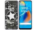 Funda Gel Tpu para Oppo A74 4G diseño Camuflaje 02 Dibujos