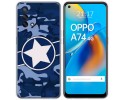 Funda Gel Tpu para Oppo A74 4G diseño Camuflaje 03 Dibujos