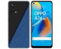 Funda Gel Tpu para Oppo A74 4G diseño Cuero 02 Dibujos