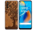Funda Gel Tpu para Oppo A74 4G diseño Cuero 03 Dibujos
