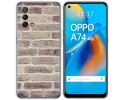 Funda Gel Tpu para Oppo A74 4G diseño Ladrillo 01 Dibujos
