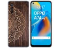 Funda Gel Tpu para Oppo A74 4G diseño Madera 06 Dibujos