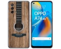Funda Gel Tpu para Oppo A74 4G diseño Madera 11 Dibujos