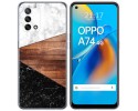 Funda Gel Tpu para Oppo A74 4G diseño Mármol 11 Dibujos