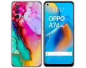 Funda Gel Tpu para Oppo A74 4G diseño Mármol 15 Dibujos