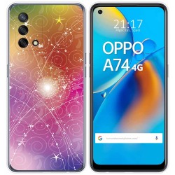 Funda Gel Tpu para Oppo A74 4G diseño Abstracto Dibujos