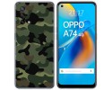 Funda Gel Tpu para Oppo A74 4G diseño Camuflaje Dibujos