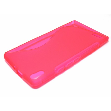Funda Gel Tpu Huawei Ascend P6 S Line Color Rosa