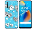 Funda Gel Tpu para Oppo A74 4G diseño Mariposas Dibujos