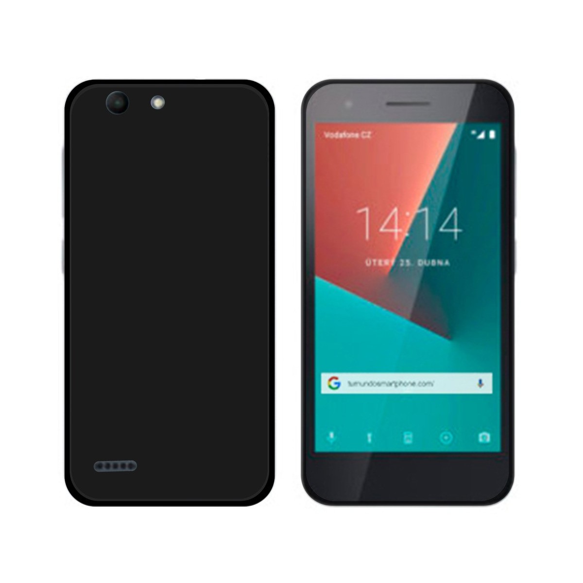 Funda Gel Tpu para Vodafone Smart E8 Color Negra