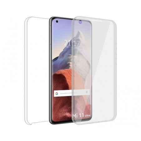 Funda Doble Transparente Pc + Tpu Full Body 360 para Xiaomi Mi 11 Ultra 5G