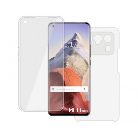 Funda Doble Transparente Pc + Tpu Full Body 360 para Xiaomi Mi 11 Ultra 5G