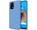 Funda Silicona Líquida Ultra Suave para Oppo A74 4G color Azul
