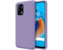 Funda Silicona Líquida Ultra Suave para Oppo A74 4G color Morada