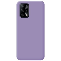Funda Silicona Líquida Ultra Suave para Oppo A74 4G color Morada 2