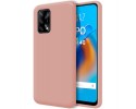 Funda Silicona Líquida Ultra Suave para Oppo A74 4G color Rosa