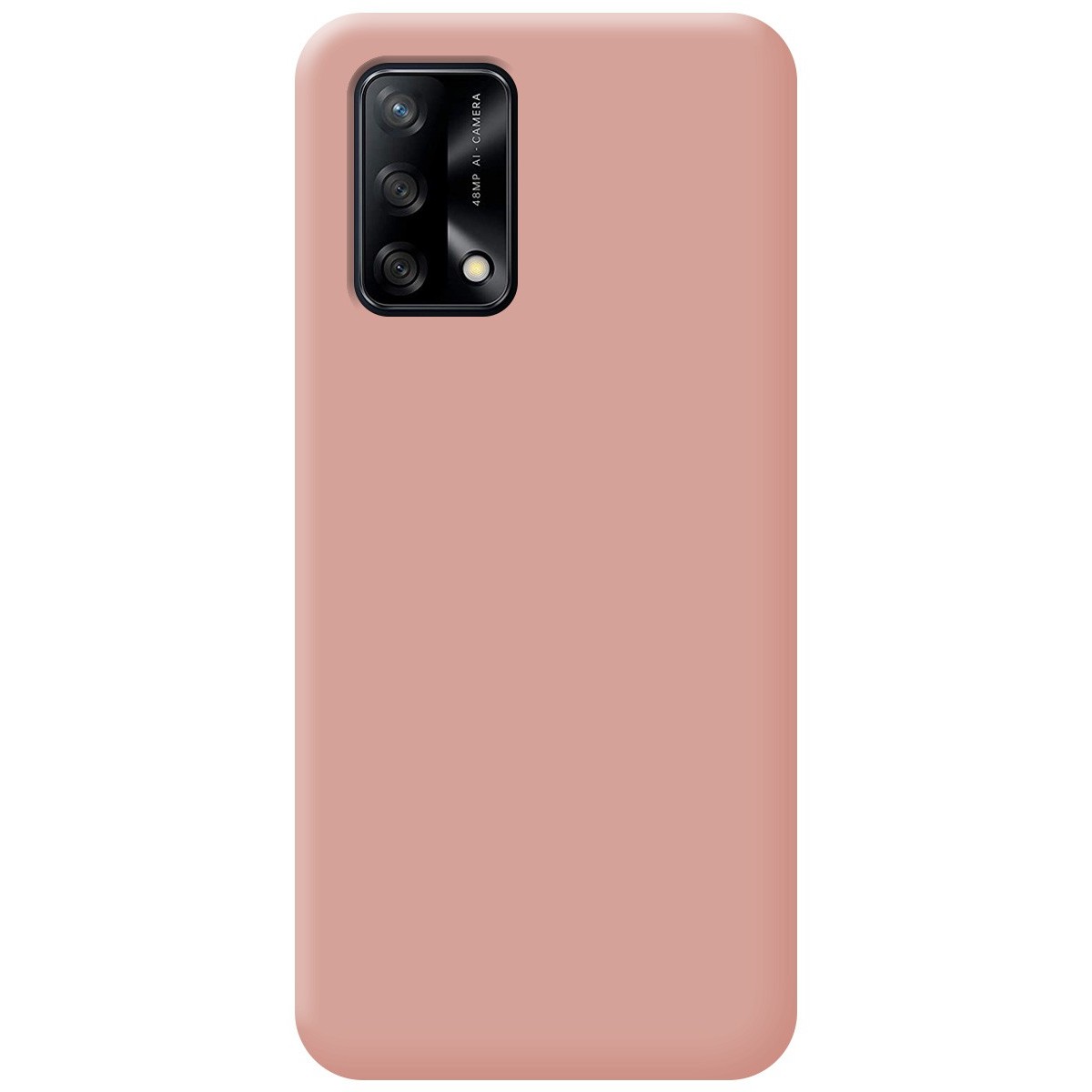 Funda Silicona Líquida Ultra Suave para Oppo A74 4G color Rosa