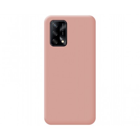 Funda Silicona Líquida Ultra Suave para Oppo A74 4G color Rosa