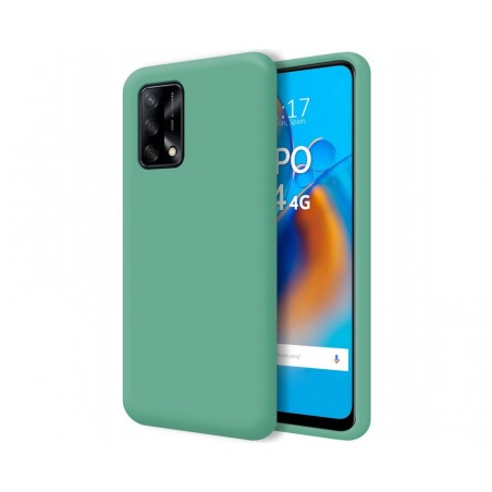 Funda Silicona Líquida Ultra Suave para Oppo A74 4G color Verde