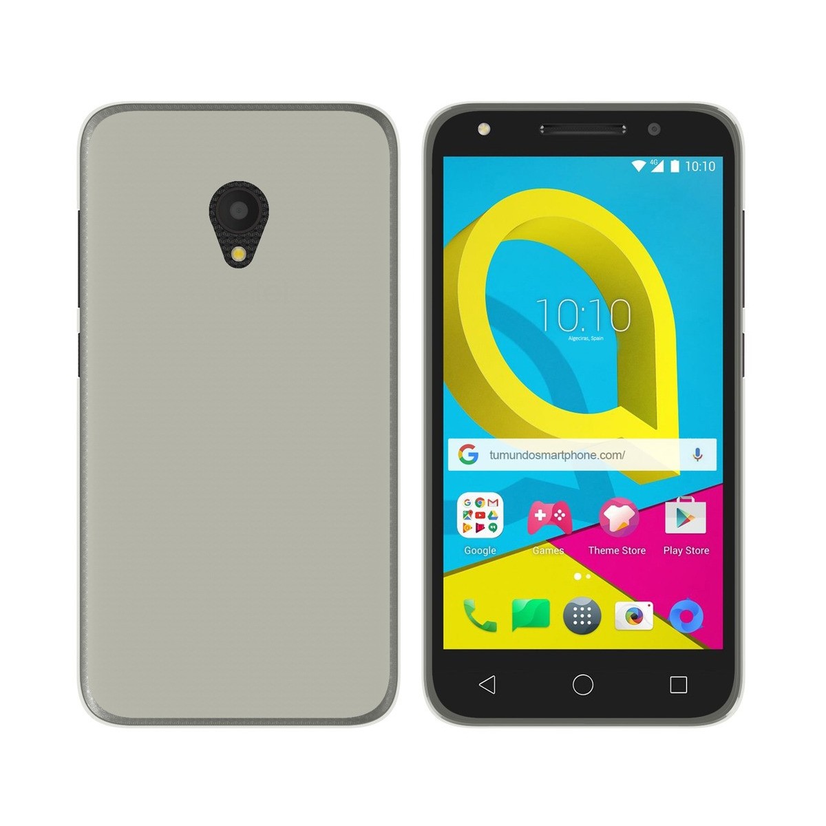 Funda Gel Tpu para Alcatel U5 (4G) / Orange Rise 52 Color Transparente