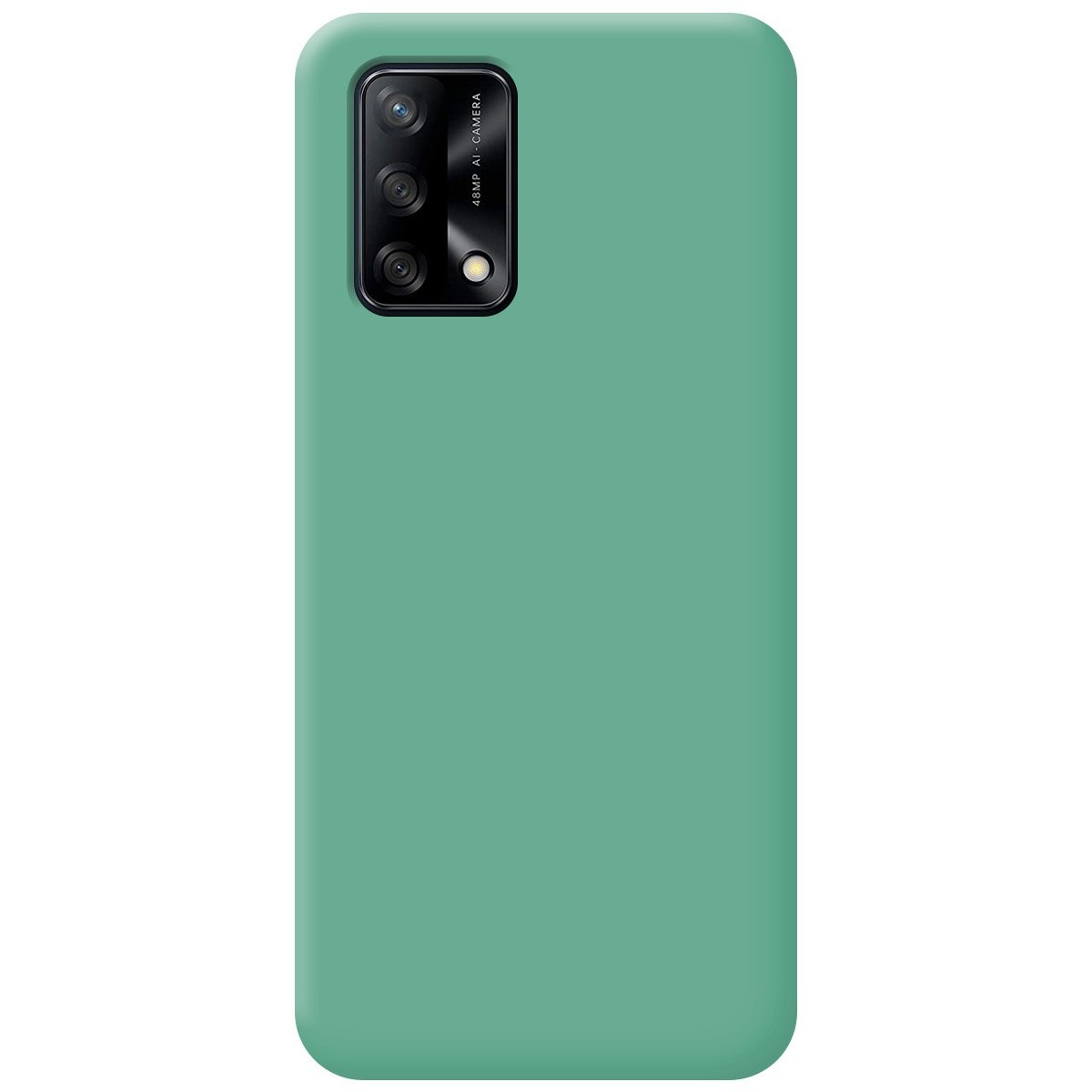 Funda Silicona Líquida Ultra Suave para Oppo A74 4G color Verde