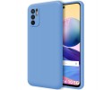 Funda Silicona Líquida Ultra Suave para Xiaomi Redmi Note 10 5G / POCO M3 PRO 5G color Azul