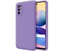 Funda Silicona Líquida Ultra Suave para Xiaomi Redmi Note 10 5G / POCO M3 PRO 5G color Morada