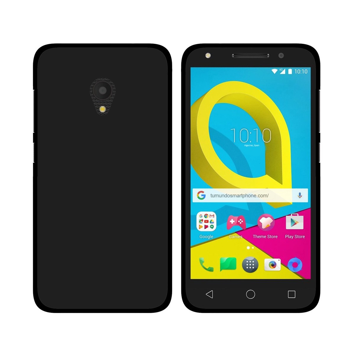 Funda Gel Tpu para Alcatel U5 (4G) / Orange Rise 52 Color Negra